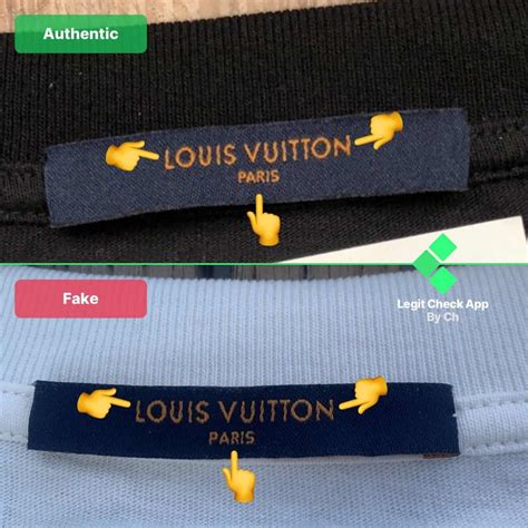 fake louis vuitton t shirts|Louis Vuitton knockoff vs real.